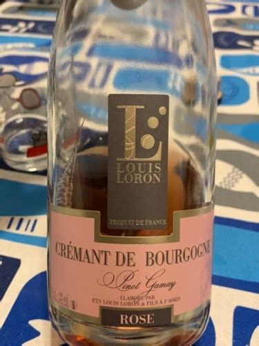 Louis Loron Crémant de Bourgogne Pinot Gamay Rosé Brut Vivino US