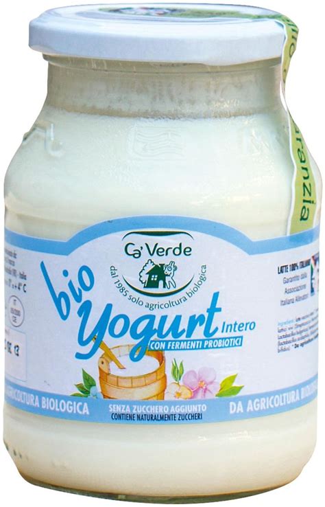 Yogurt Intero Da Latte Fieno Ca Verde Agricoltura Biologica Naturas