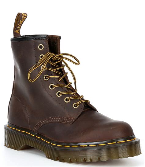 Dr Martens Womens 1460 Bex Crazy Horse Combat Boots Dillards