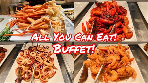 ALL YOU CAN EAT SNOW CRAB LEGS SEAFOOD SUSHI BUFFET THE FAMOUS LUXE