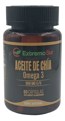 Aceite De Chía Omega 3 Frasco 60 Cápsulas Cuotas Sin Interés