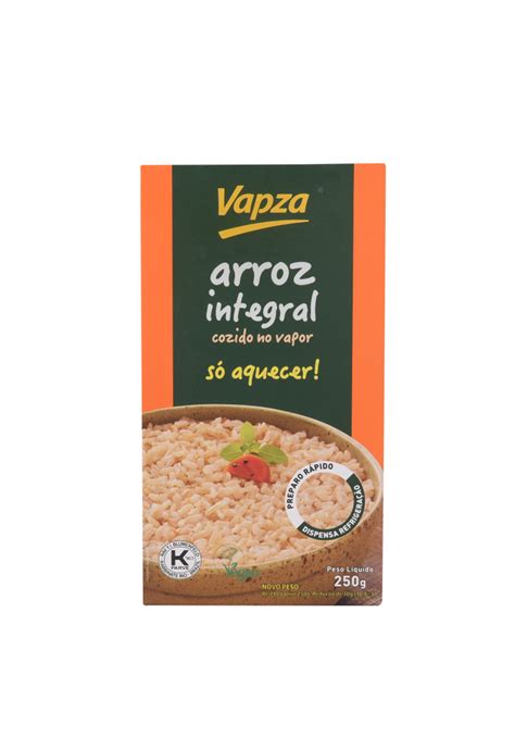 Arroz Cozido No Vapor Integral Vapza Caixa G Gtin Ean Upc