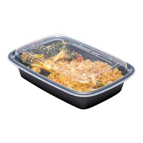 Buy Asporto Microwavable To-Go Container - BPA Free PP Rectangular Take Out Food Container with ...