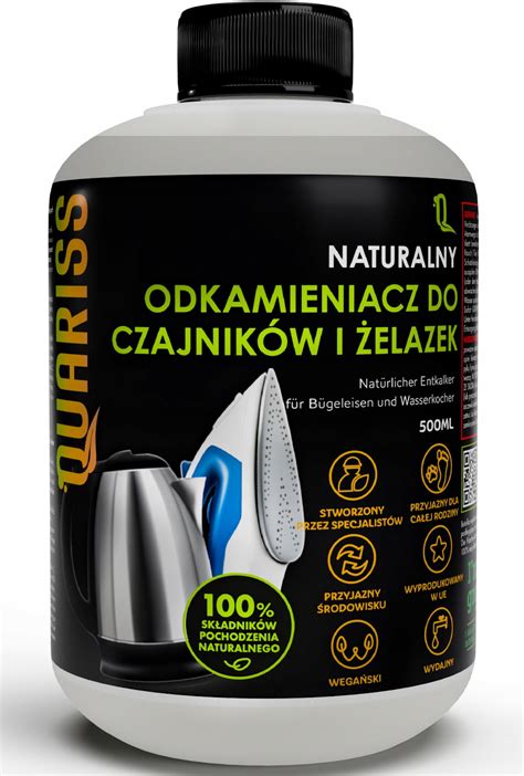 QUARISS Naturalny Odkamieniacz w Płynie Do Czajnika Żelazka 13032636482