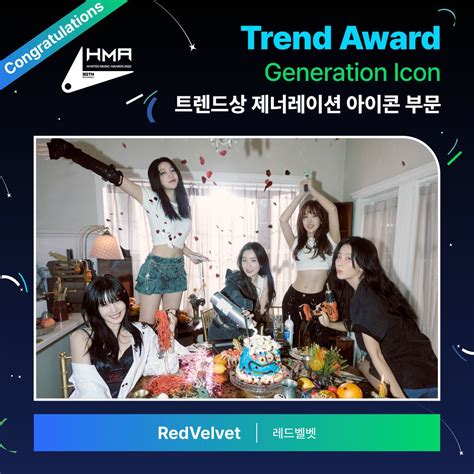 Red Velvet Recebeu O Pr Mio Trend Award No Hanteomusicawards As