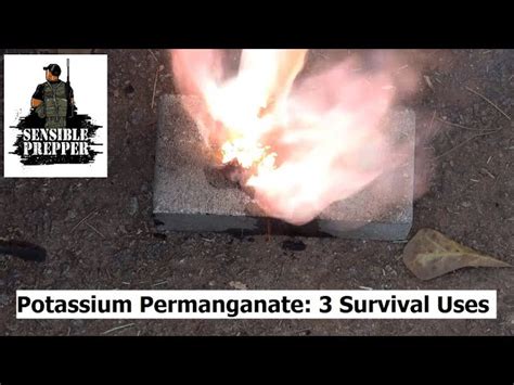 Potassium Permanganate 3 Excellent Survival Uses - Survival Tackle