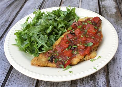 Crispy Chicken Cutlet With Spicy Tomato Sauce Italian Food Forever