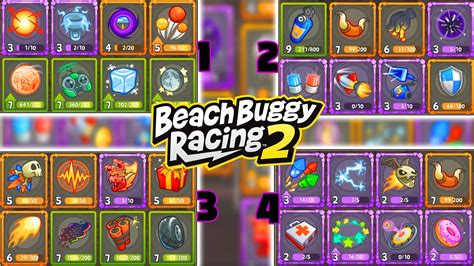 4 Type Powerups Combination 4 Type 🔥 Beach Buggy Racing™ 2 ⚡1st Place 1