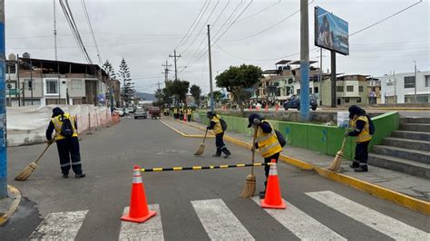 Manos A La Obra Contin A Con Sus Labores En El Distrito De Islay