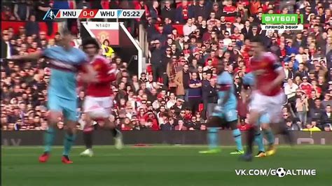 Manchester United 1 1 West Ham Highlights 13 03 2016 Видео