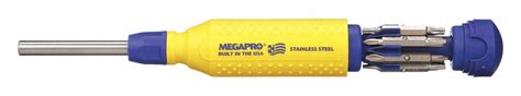 MEGAPRO 0 1 2 3 4 6 T10 T15 T20 T25 Tip Size 12 Tips Multi Bit