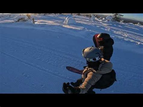 Snowboarding In Levi Lapland Youtube