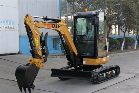 Wolf Ce Approved Wolf We Hydraulic Crawler Mini Digger Mini Excavator