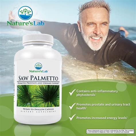 Natures Lab Saw Palmetto 450mg 90 cápsulas Yaxa Colombia