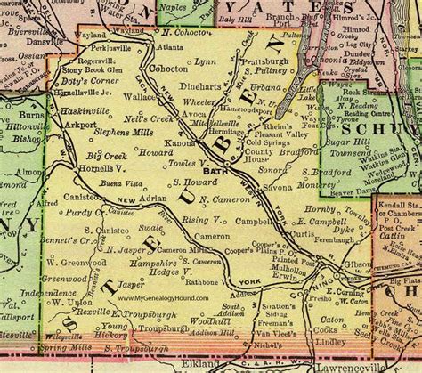 Steuben County Maps Verjaardag Vrouw 2020