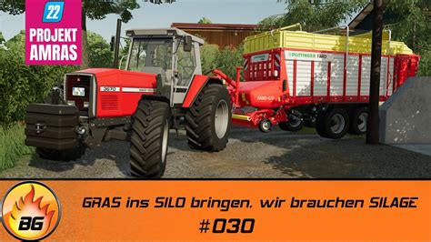 Ls Amras Gras Ins Silo Bringen Wir Brauchen Silage Farming