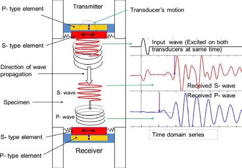 P and S wave propagation while both P and S waves are excited together ...