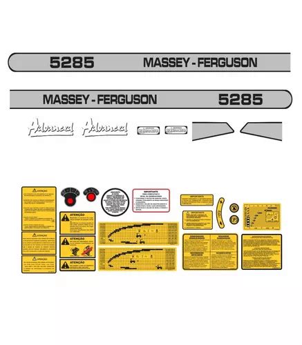 Kit Adesivos Compat Vel Trator Mf Completo R Parcelamento Sem