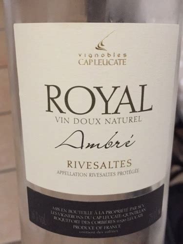 Royal Ambr Rivesaltes Doux Naturel Vivino Us