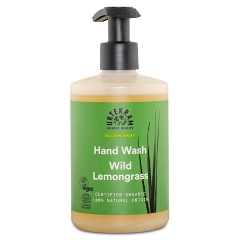 Urtekram Wild Lemongrass Hand Wash Svenskt Kosttillskott