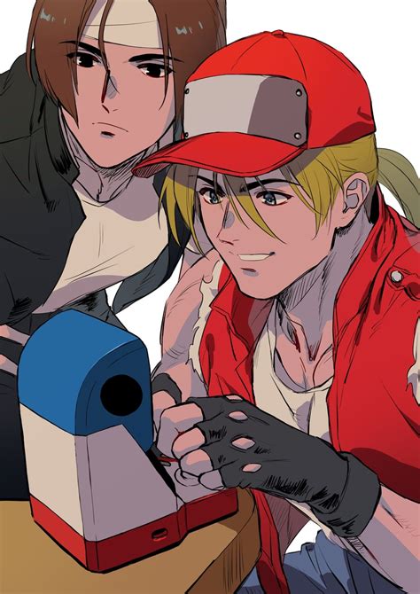 Terry Bogard And Kusanagi Kyou The King Of Fighters And 1 More Drawn