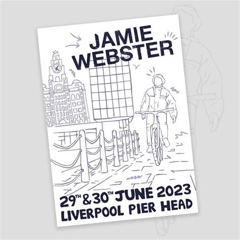 Wildthang Webshop Jamie Webster A3 Signed Posters Pier Head Design