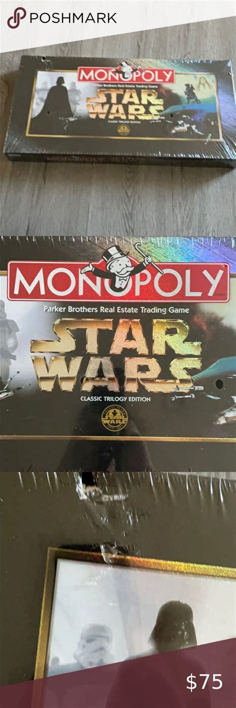 Monopoly Star Wars Classic Trilogy Edition | Star wars games, Star wars, Trilogy