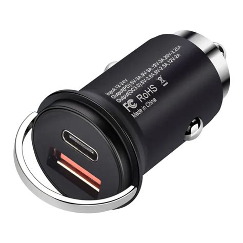 ADAPTATEUR CHARGEUR DE voiture universel avec effet de lumière douce 45