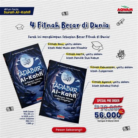 Jual Buku Tadabur Al Kahfi Rahasia Hikmah Pelajaran Tafsir