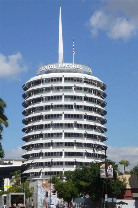 The Capitol Records Building In Hollywood On Vine Street Is A Center Of