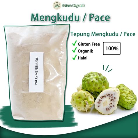 Jual Tepung Mengkudu Kudu Pace 1kg Organik Bebas Gluten Free