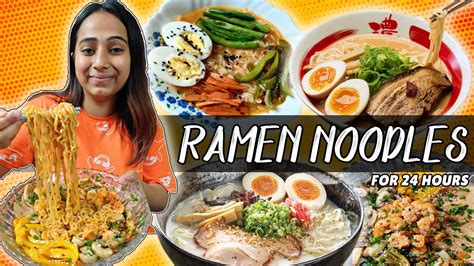 I Only Ate Ramen Noodles For Hours Challenge Easy Delicious