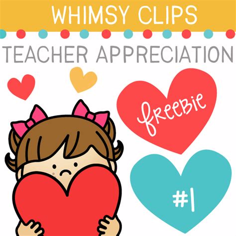 Teacher Appreciation Freebie Clip Art Whimsy Clips Clip Art Library