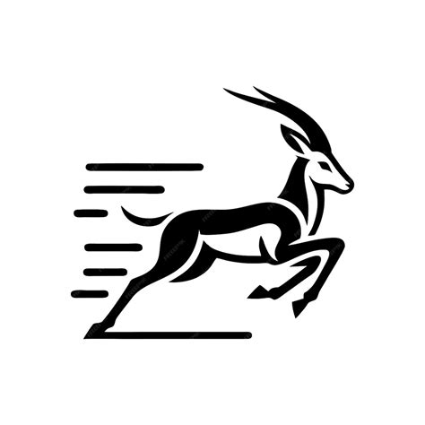 Premium Vector | Springbok logo vector springbok vector illustration ...