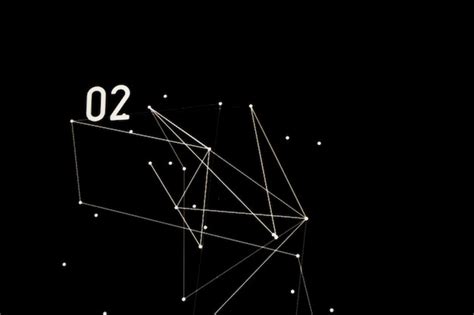 premium photo points  lines  light   meet  number