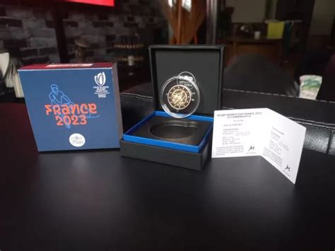 COFFRET BE PROOF 2 Euros FRANCE 2023 Coupe Du Monde De Rugby World Cup