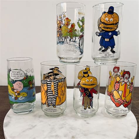 Mcdonalds Glasses - Etsy