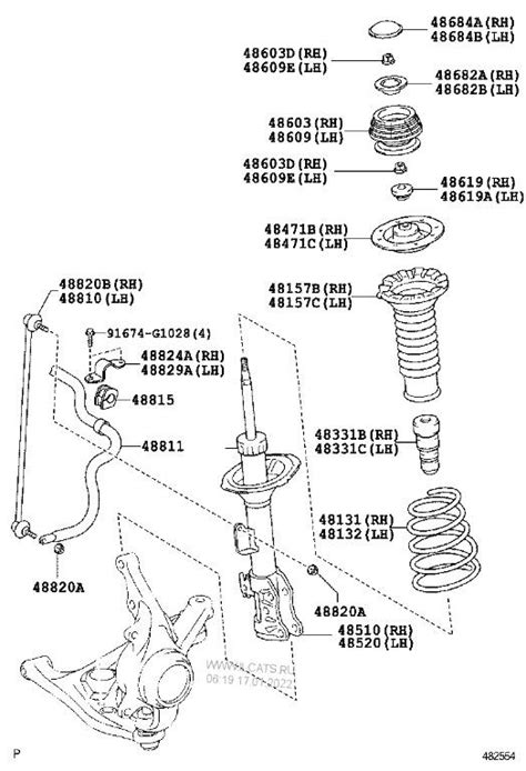 Original Toyota Vios Ncp Front Shock Absorber Depan Gas