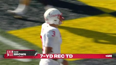 Clayton Tune Connects For 7 Yard Td Pass To Sam Brown Espn Video