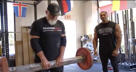 73 Year Old Strongman Odd Haugen Outlasts Larry Wheels In Grip Strength