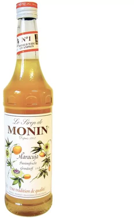 Monin Maracuja Passion Fruit Syrup Liter Piccantino Online Shop