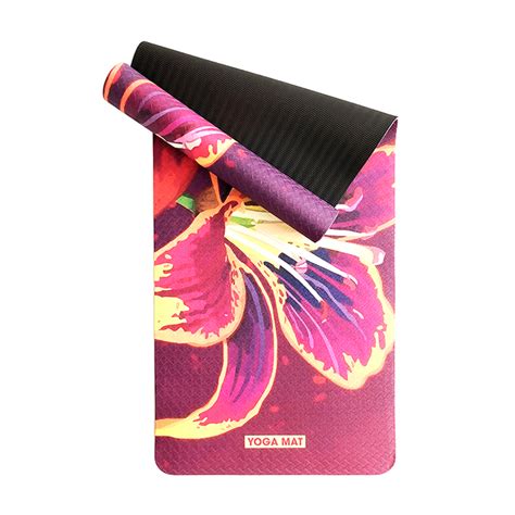 Custom Logo Fitness Yoga Mats, Wholesale Comfortable Tpe Yoga Mats