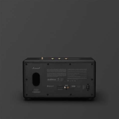 Stanmore III Black - 블루투스 홈 스피커 | Marshall.com