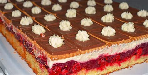 Himbeer Schnitte Ein Traum Leckere Gerichte