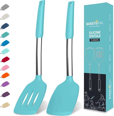 Amazon Bakeroyal Silicone Spatula Set Turner Spatulas Silicone