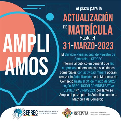 Ra Seprec Actualizaci N Anual De Matriculas De Comercio Seprec