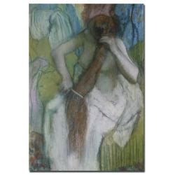 Edgar Degas Woman Combing Hair 1887 90 Canvas Art Bed Bath