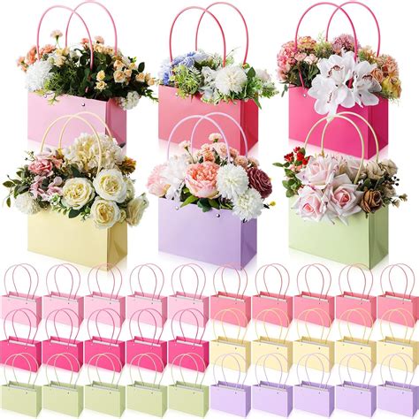 Amazon Ctosree 36 Pcs Mother S Day Flower Gift Bags Portable