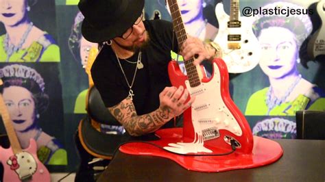 Dave Navarro Solos on a Melted Cherry Red Fender Stratocaster Guitar by ...