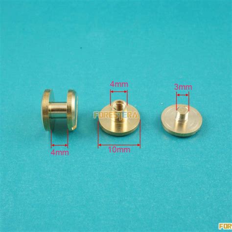 104mm Solid Brass Rivet Chicago Screw For Leather Craft Belt Etsy